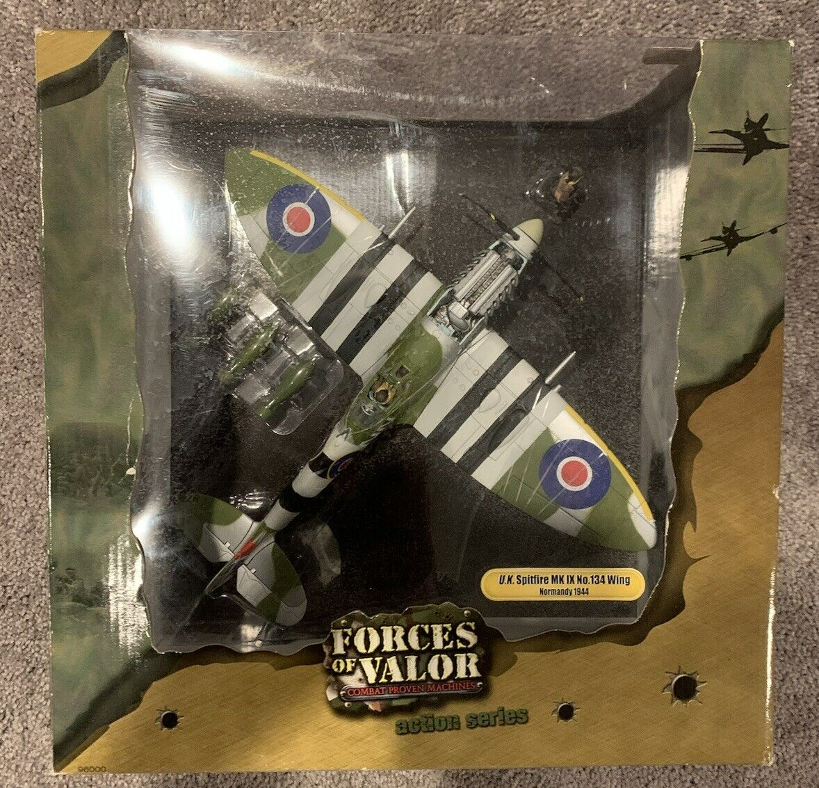 2005 Unimax Forces Of Valor U.K. Spitfire MK IX No.134 Wing