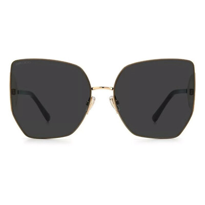 JIMMY CHOO River/S 0RHL IR Sunglasses Gold Black Frame Grey  display picture 3