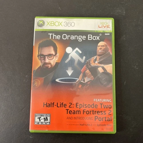 The Orange Box Xbox 360, 2007 Half Life 2 Team Fortress 2 and Portal CIB Tested
