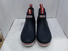 UsedVeryGood - Xtratuf Mens Ankle Deck, Navy/Red, 11