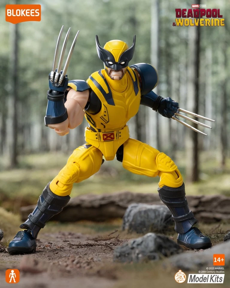 Blokees Marvel Deadpool & Wolverine – SAGA81117 Wolverine Model Kits Figure - Image 3 of 3