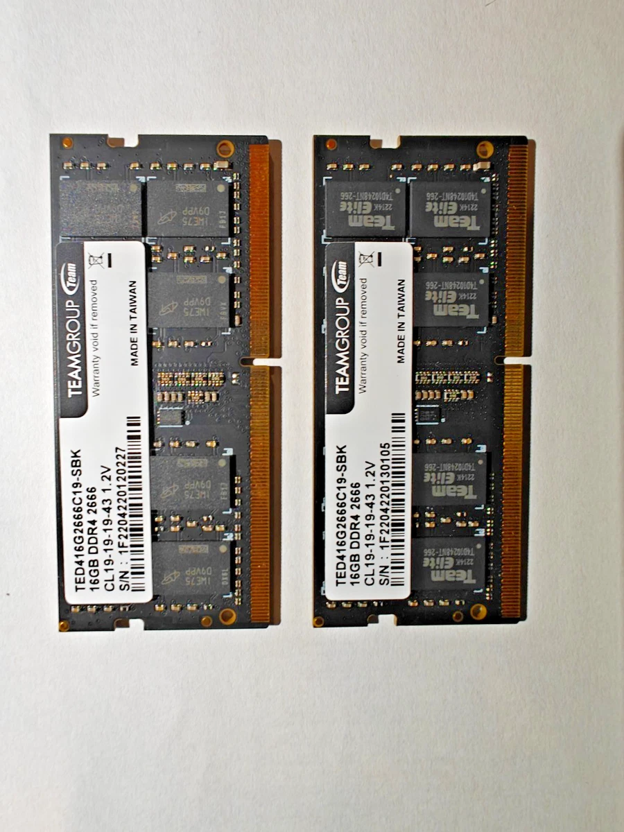 Team Group DDR4 SDRAM 32 GB Total Capacity Memory (RAM) for sale