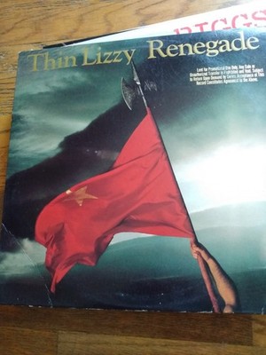 1981 Thin Lizzy - Renegade - Vinyl LP Record -WB Warner Bros BSK3622 Promo 