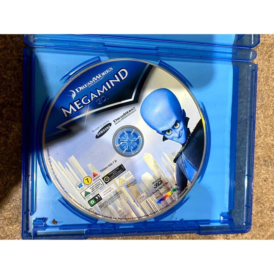 Megamind 3D (2010) Dreamworks Family & Comedy Animation Movie Blu-Ray Disc - Image 4 of 4