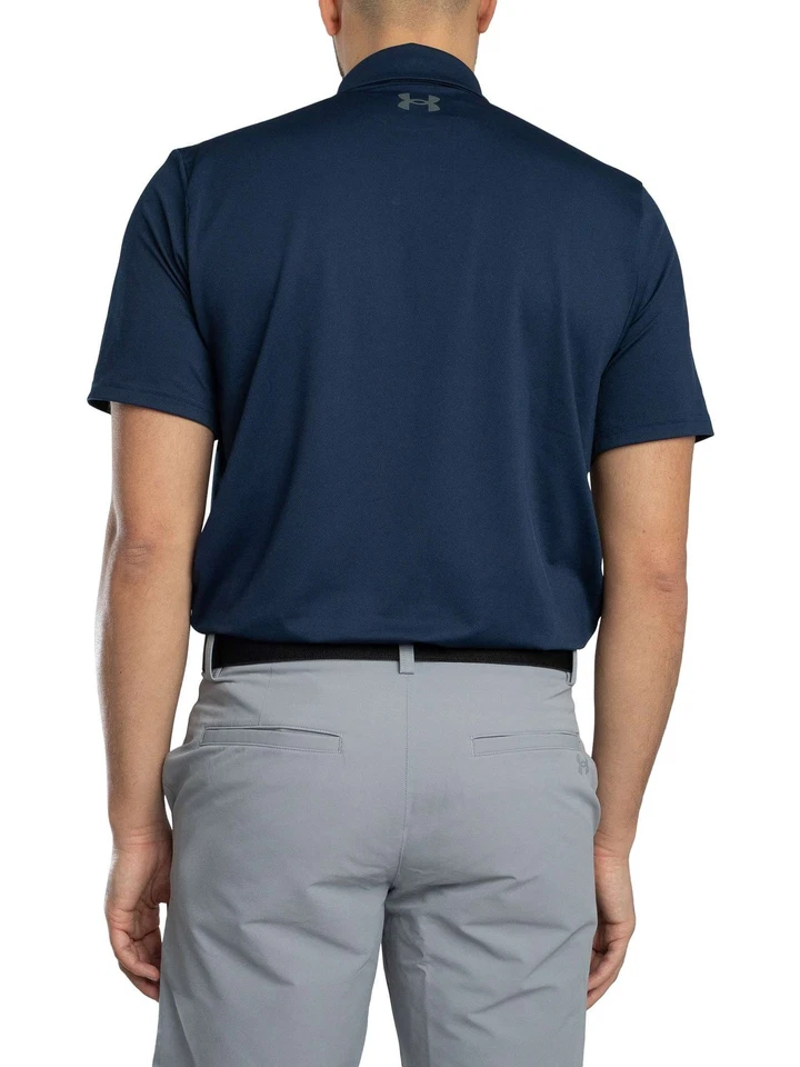 Under Armour Pour des hommes Polo Matchplay, Bleu - Photo 3/4
