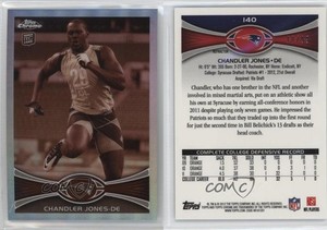2012 Topps Chrome Sepia-Tone Refractor /99 Chandler Jones #140 Rookie RC
