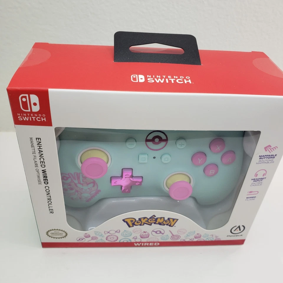 Nintendo Switch Pokemon Sweet Friends PowerA Enhanced Wired Controller Sealed - Image 2 of 4