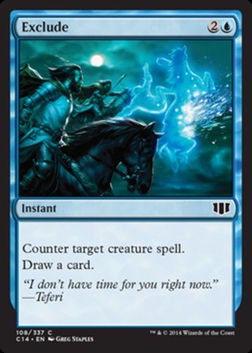 Exclude Light Play, English Magic the Gathering MTG Commander 2014