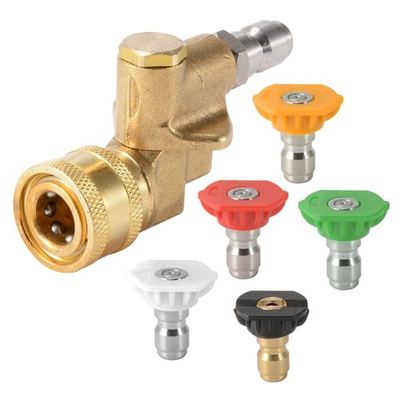 #ad Pressure Washer Accessories Kit 5 Power Washer Spray Nozzle Tips Quick Conn... $20.55