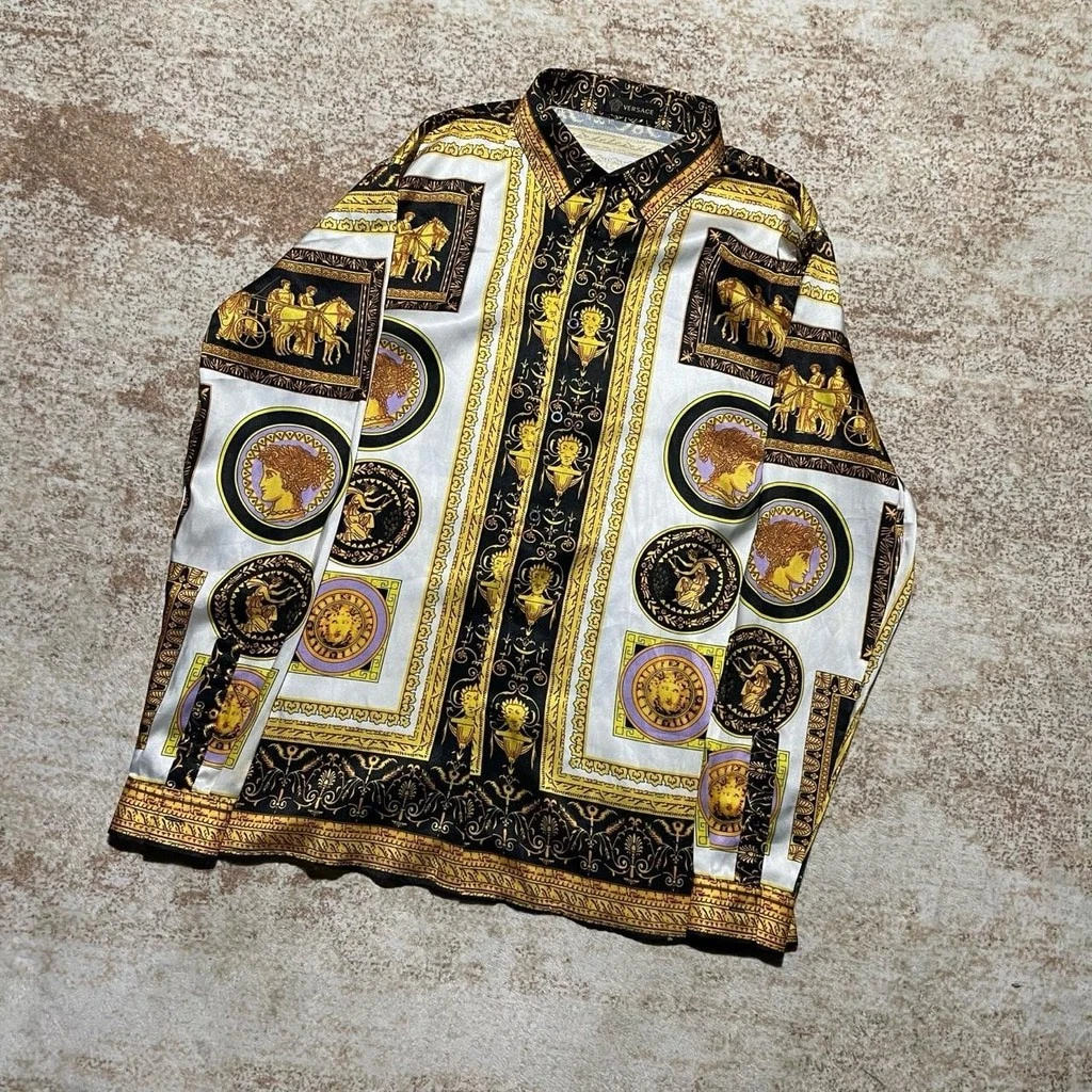 Versace Long Sleeve White Shirts for Men for sale | eBay