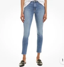 Baldwin Kansas City Jeans Size 29 Karlie High Rise Cropped Skinny in Pure