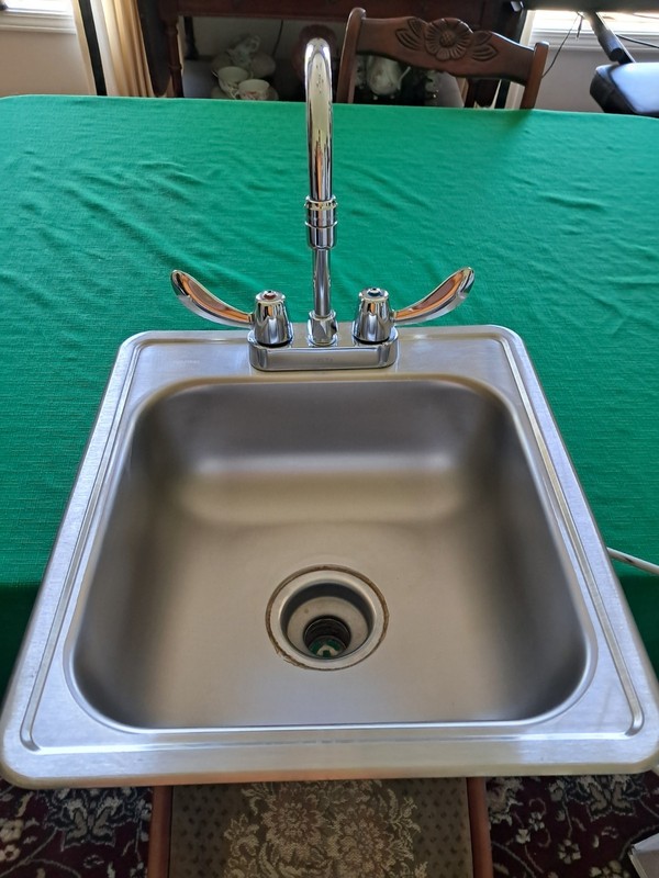 Elkay Drop-in Kitchen Sink 17" 18-Gauge Sink With Faucet Stainless Steel
