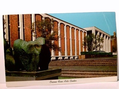 Owens Fine Arts Center. Dallas TX ?. Alte Ansichtskarte / Postkarte farbig, unge