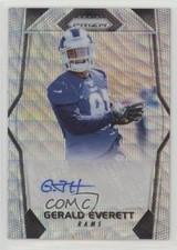 2017 Panini Prizm Rookie Blue Wave 136/149 Gerald Everett #RA-GE Auto p6d