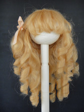 Blond human Hair Doll WIG for antique or vintage DOLLS - HC 40.5 cm - 16"