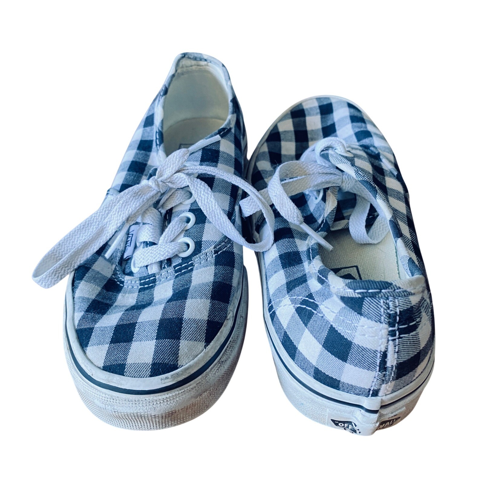 Vans Authentic Gingham Check Canvas Sneakers Wome… - image 4