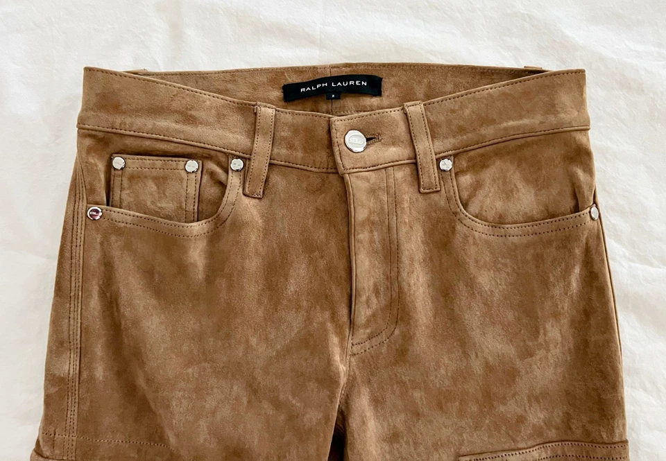 Lederhose von Ralph Lauren – Neu, Wildleder, Suede - Bild 2 von 4