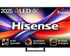 Hisense QLED 4K Smart Tv 50" Smart TV 50A7QTUK HDR UHD Freely TV Black
