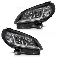 Scheinwerfer Halogen Set FüR Fiat Doblo 152 263 Bj. 2015-2022 Motor H7 Schwarz