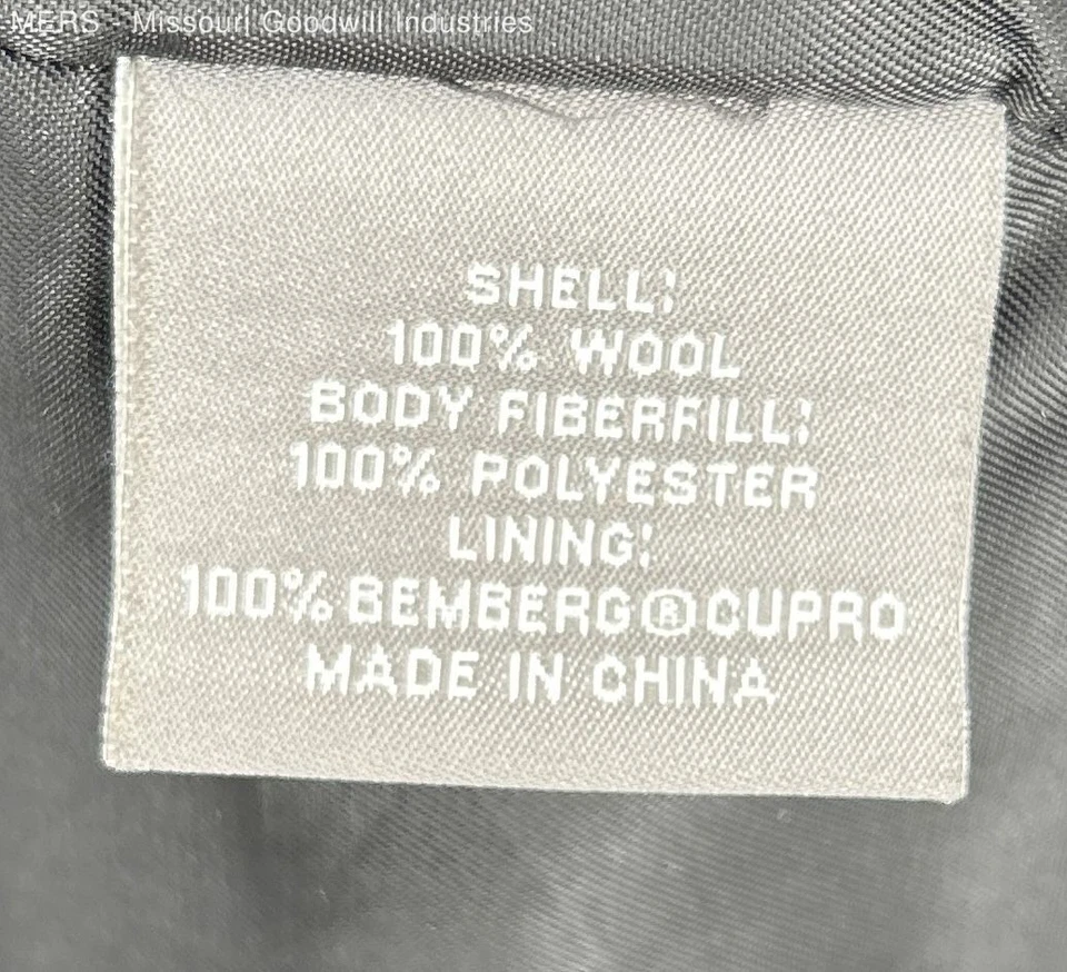 Daniel Cremieux Men's Grey Solid Signature Collection Coat 3X Outerwear - Image 3 of 4