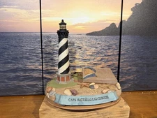 David Merck “Cape Hatteras” Lighthouse North Carolina By Cairn Studio