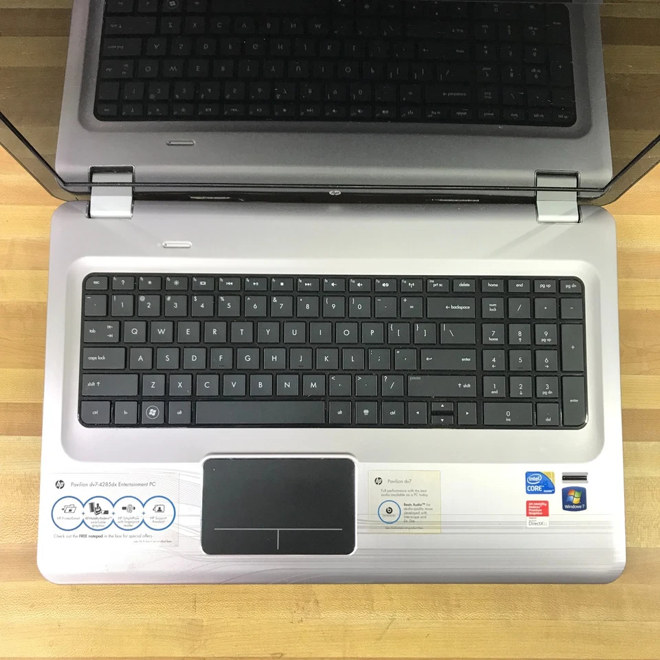 HP Pavilion dv7 Retro Gaming Laptop i5-M460 2.53GHz 6GB RAM (Windows 7 64-Bit) - Immagine 4 di 4