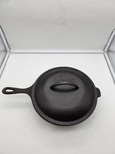 Lodge Cast Iron Skillet Chicken Fryer w/ Lid 8IC 10 1/4" 3" Deep USA