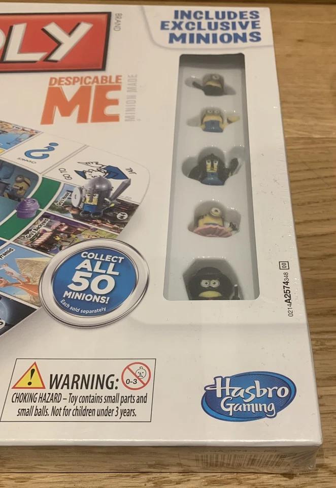 Hasbro Despicable Me Monopoly Minions Board Game, NEW IN WRAPPING, SEALED - Image 2 of 4