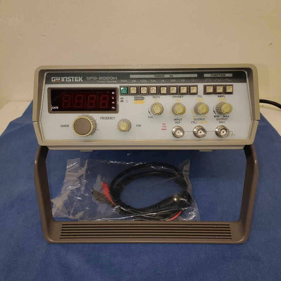 GW Instek GFG-8020H 2MHz Function Generator –Boxed, Fast Shipping - Image 4 of 4