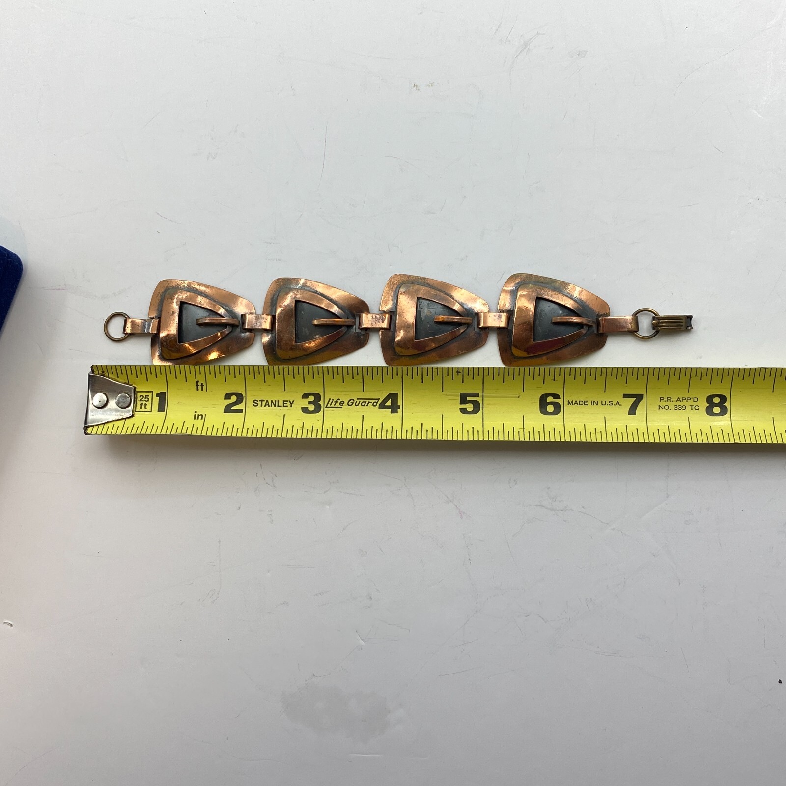 BRACELET Solid COPPER DIMENSIONAL PANELS 7inch 19… - image 6