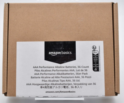 AAA Performance Alkaline Batteries / 36 Pack / 1.5 Volt / Exp 10/2033
