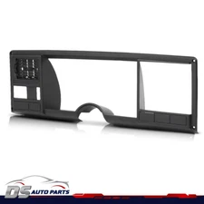 Fit For 1988-1994 Chevy Silverado Gmc Sierra Speedometer Dash Bezel Trim Black