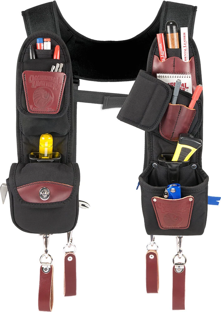 Occidental cheap leather suspenders