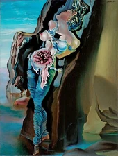 SALVADOR DALI Surrealism Art Poster or Premium Canvas Print "GRADIVA" 1931