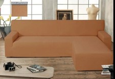 Genius swing copridivano con penisola destra 3-4 posti col. biscotto