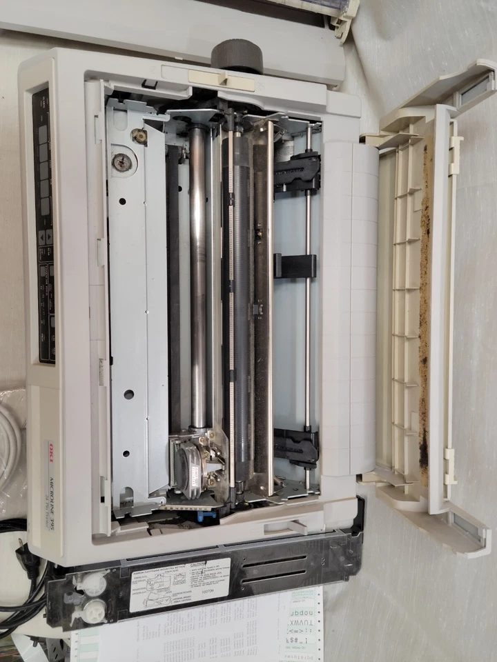 OKI Microline ML 395 - Reconditioned w/Warranty Okidata dot matrix Printer Rev.B - Image 3 of 4