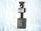 " NWT " NOS " Nocona Belt Co.Belt Buckle With Turquoise In Center " Beautiful " — photo 1