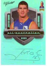 2010 Select AFL Prestige All Australia Team Foil AA15 Jonathan Brown (Brisbane)
