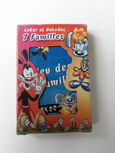 Lot De Déstockage : 10 Jeux De Cartes 7 Familles (Cokar Et Dakodac) - Neufs, Idéal Pour Les Enfants Ou Les Soirées Jeux