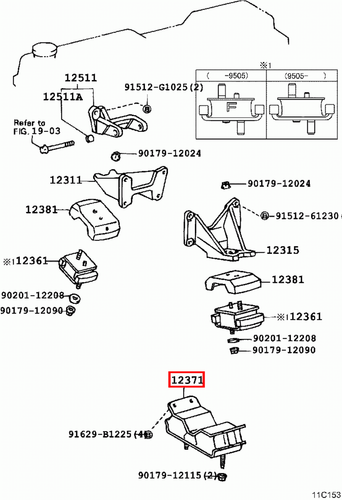 Genuine LandCruiser HDJ81 HDJ80 1HD T 4.2 Diesel Rear Gearbox MTM Mounting Mount - Picture 3 of 11