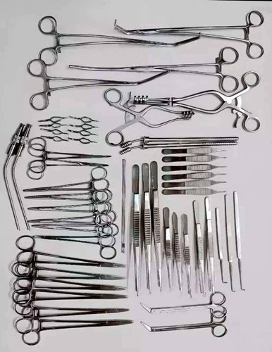 52 Pieces Vascular Surgery Set Surgical Medical Instruments | eBay