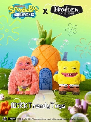 Fuggler Soft Plush Toys SpongeBob SquarePants Patrick Star Stuffed Doll Toy New