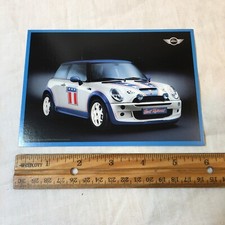 Postcard Let's Build a Car for Evel Knievel Mini Cooper Go Card Advertising 2003