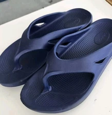 OOFOS Oolala Sport Sandal - Men's 10/ Women's 12 - US - Blue