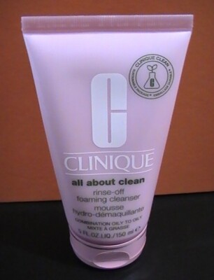 CLINIQUE - All About Clean  Rinse-Off Foaming Cleanser - 150 ml - NEW