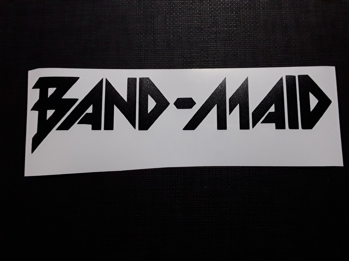 BAND-MAID Title Logo J-Rock Sticker Vinyl Decal Waterproof! | eBay