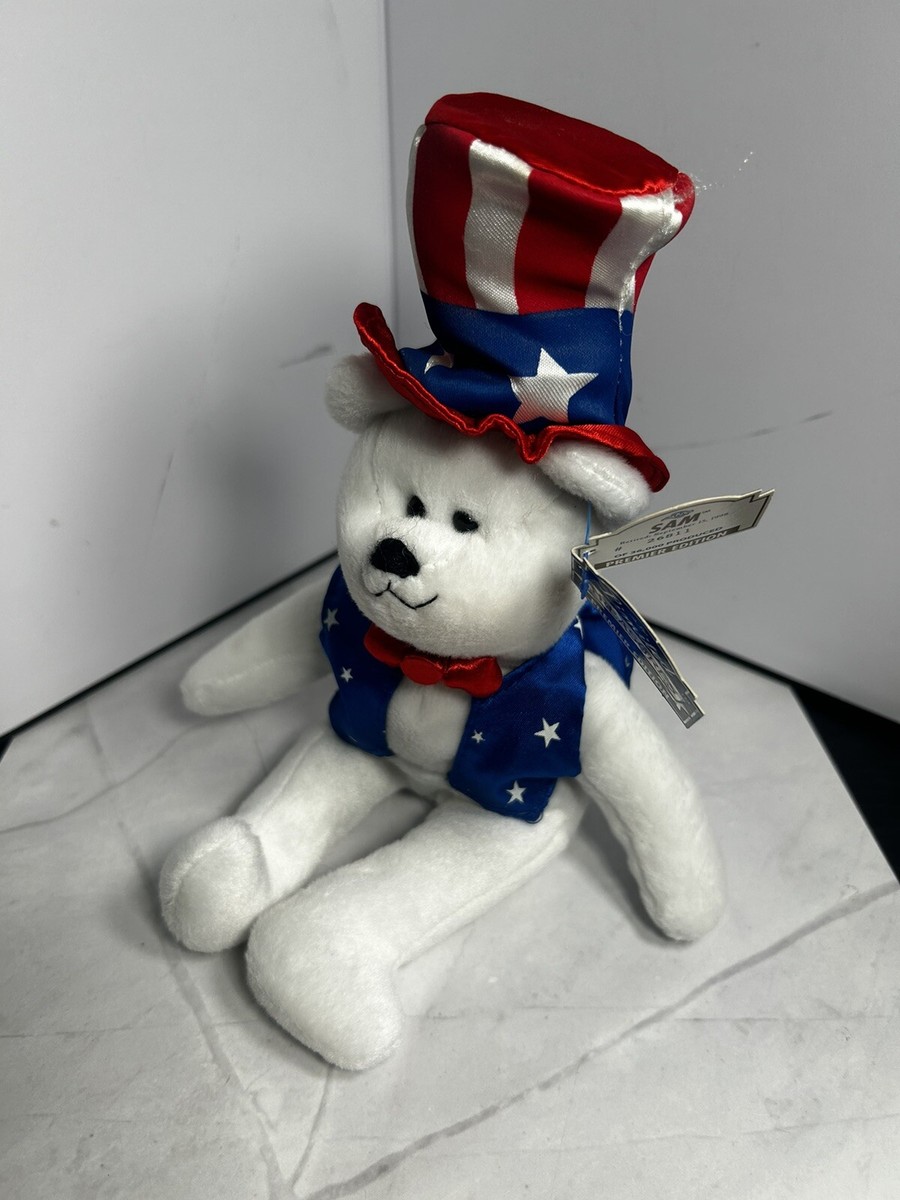 BEAR 4TH OF JULY UNCLE SAM the PATRIOTIC LIMITED TREASURES PREMIER