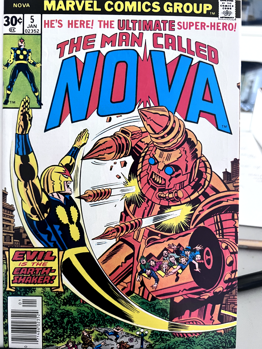 The Man Called Nova #5 VF- Evil Is The Earth Shaker | eBay