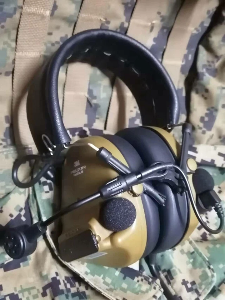 Tactical Comtac VI C6 Headset Dual Communication Noise Adaptive Noise Canceling - Image 3 of 4