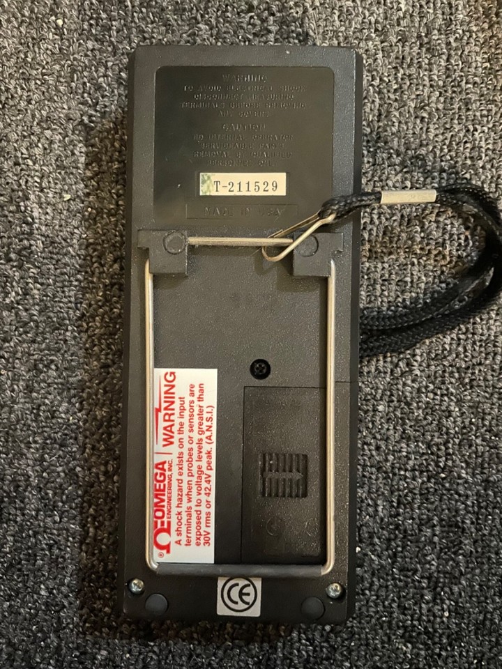 Omega Model HH21 Thermocouple Handheld Reader Type J K and T eBay